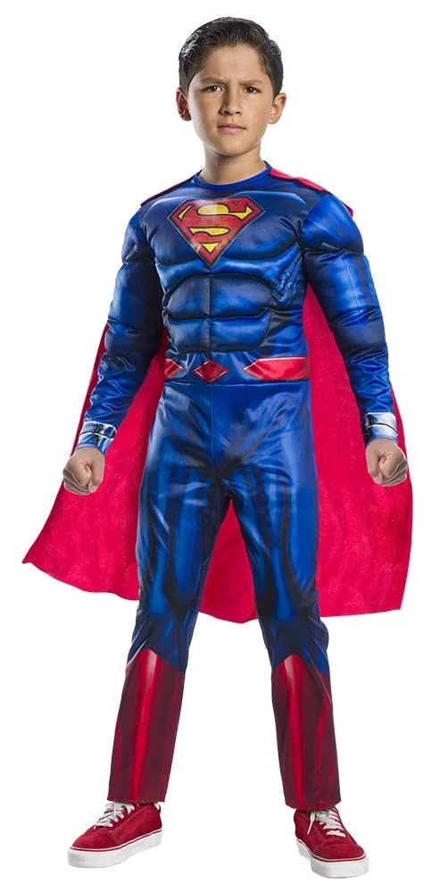 rubie-s-deluxe-superman-black-line-kost-m-kinder-8-9-jahre image 1