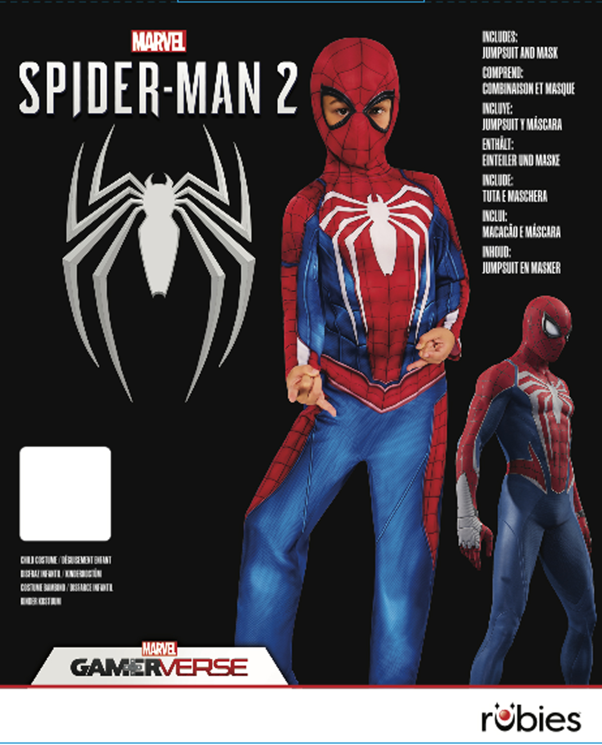 rubies-spider-man-gamerverse-kost-m-jersey image 2