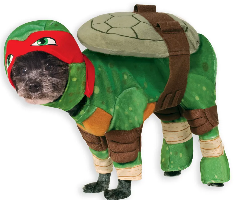 rubie-s-deluxe-raphael-hundekost-m-l-ninja-turtles-panzer image 1
