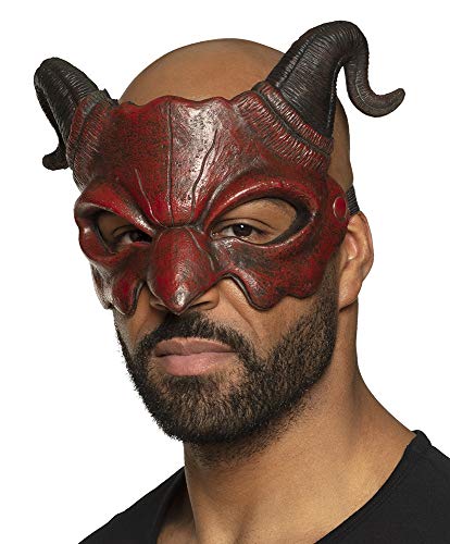 boland-72254-halbmaske-d-mon-rot-schaum-erwachsene image 4