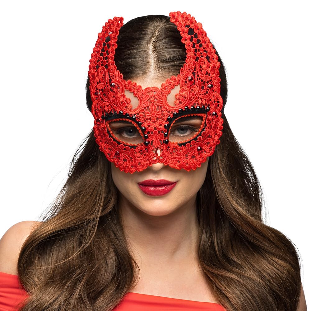 boland-augenmaske-teufel-rote-spitzenmaske-einheitsgr-e image 2