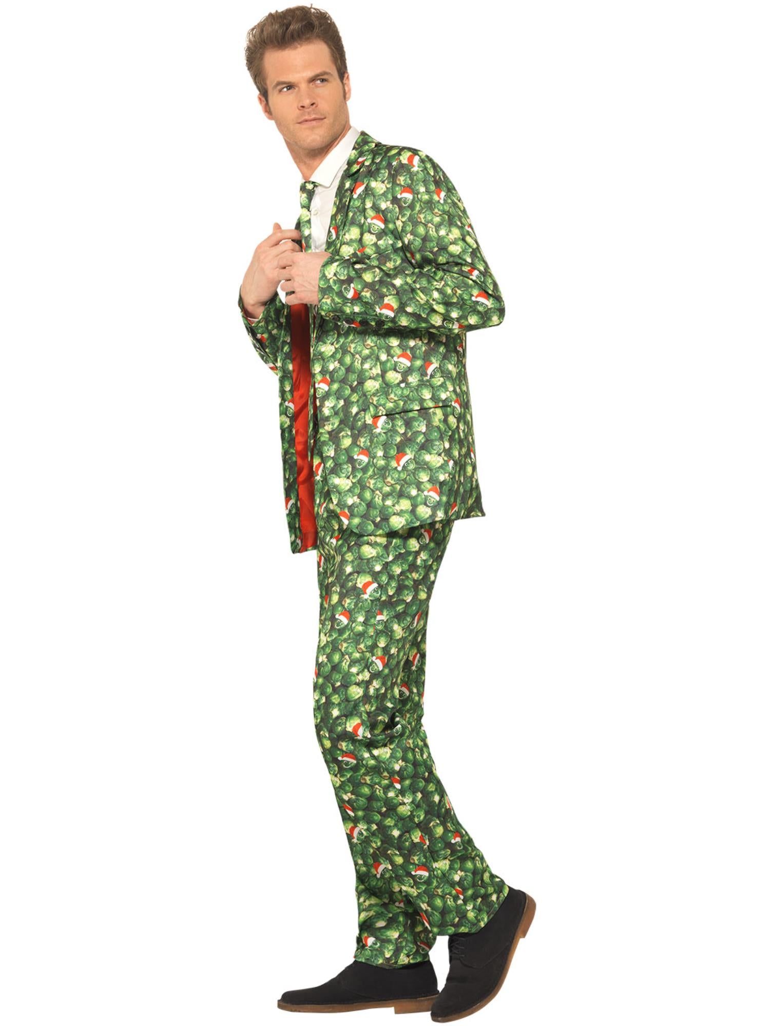 smiffys-stand-out-suits-rosenkohl-anzug-herren-gr-n-3-tlg image 3