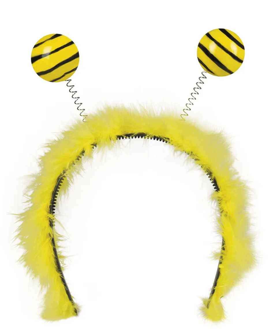 boland-headwear-haarreif-honigbiene-gelb-schwarz-f-hler-erwachsene image 1