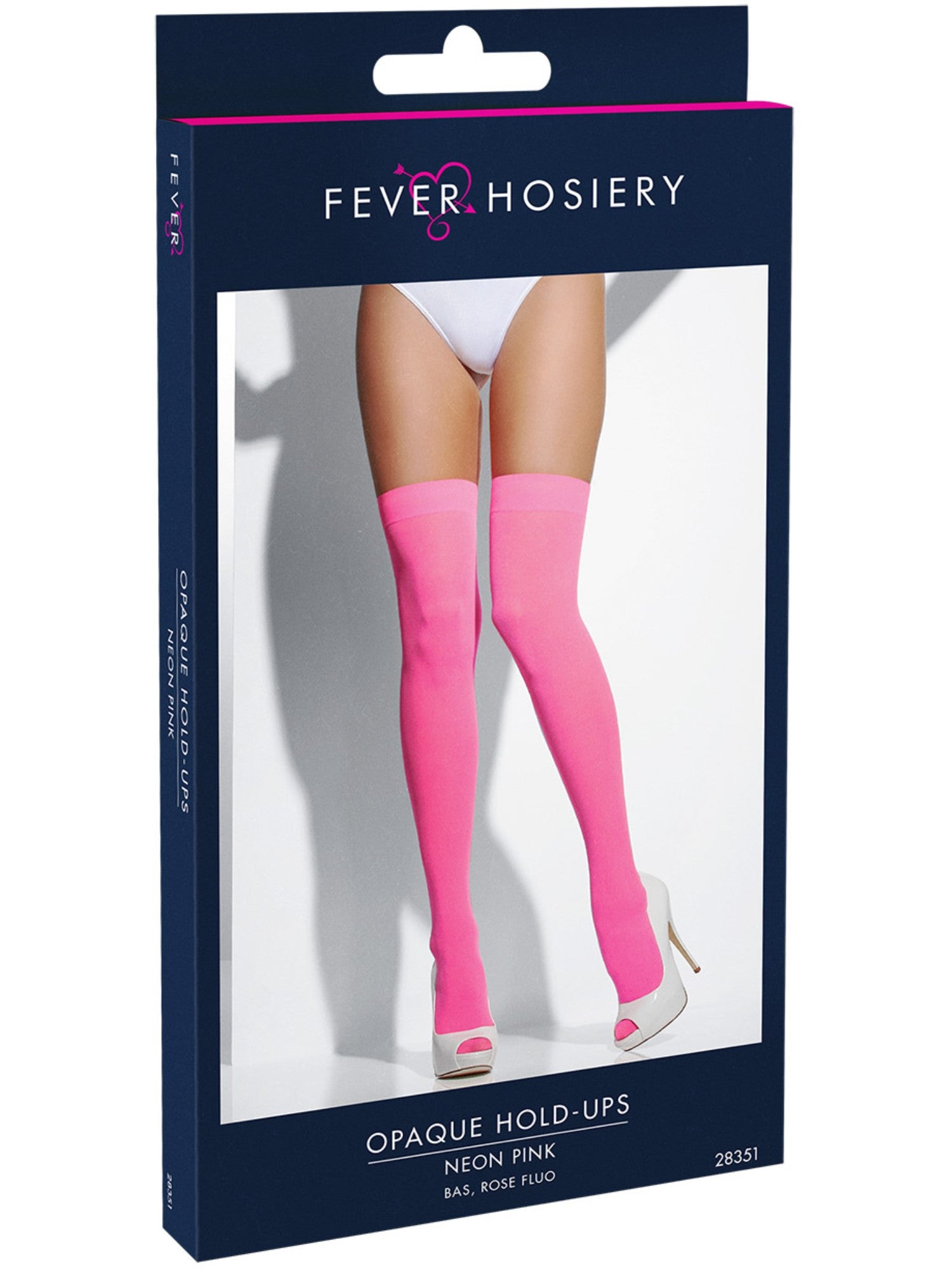 smiffys-fever-opaque-halterlose-damen-neonpink-blickdicht image 3