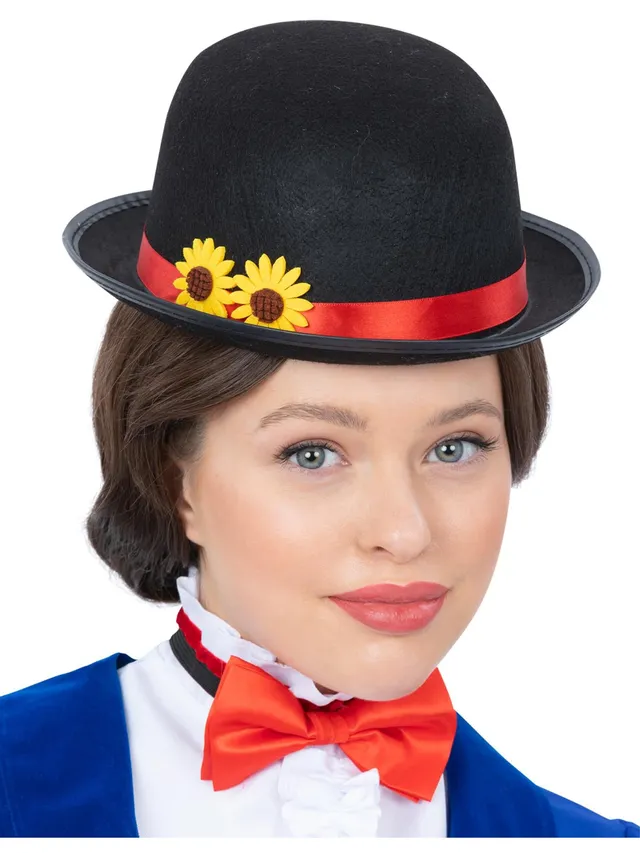 smiffys-fever-victorian-nanny-kost-mset-hut-fliege-damen image 1