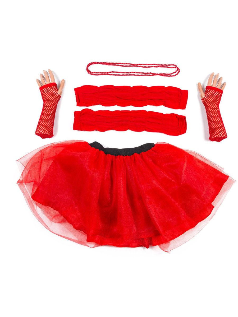 smiffys-fever-tutu-rot-damen-mit-set image 1