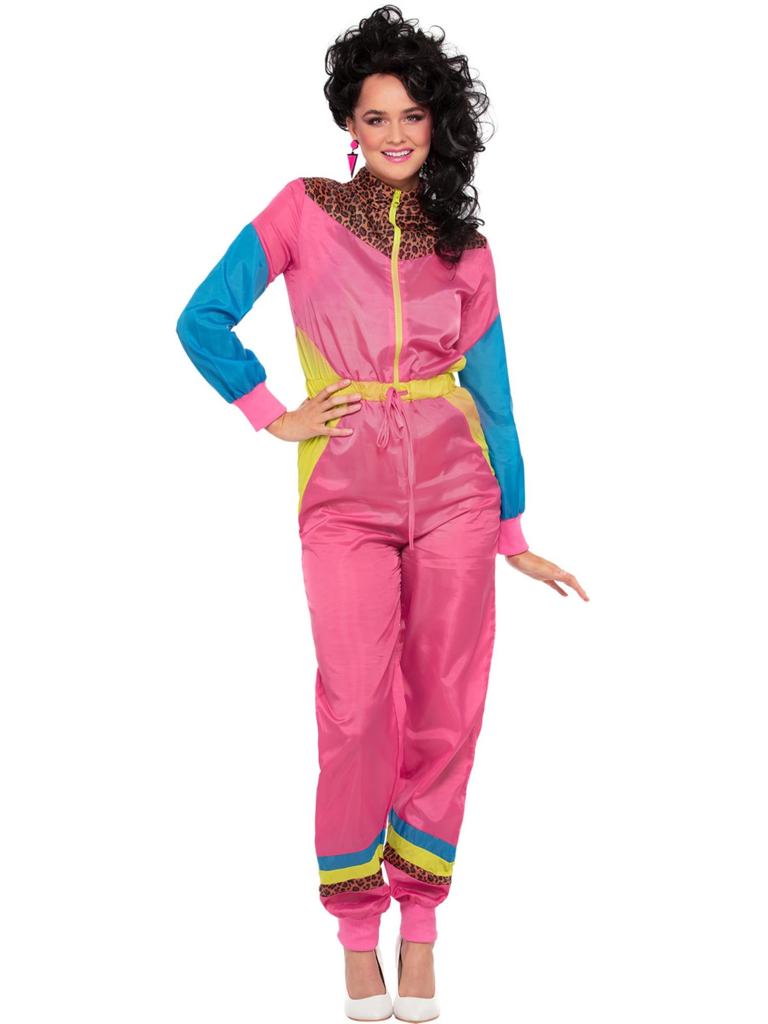 smiffys-fever-80s-colour-block-ski-kost-m-bunt-damen image 2