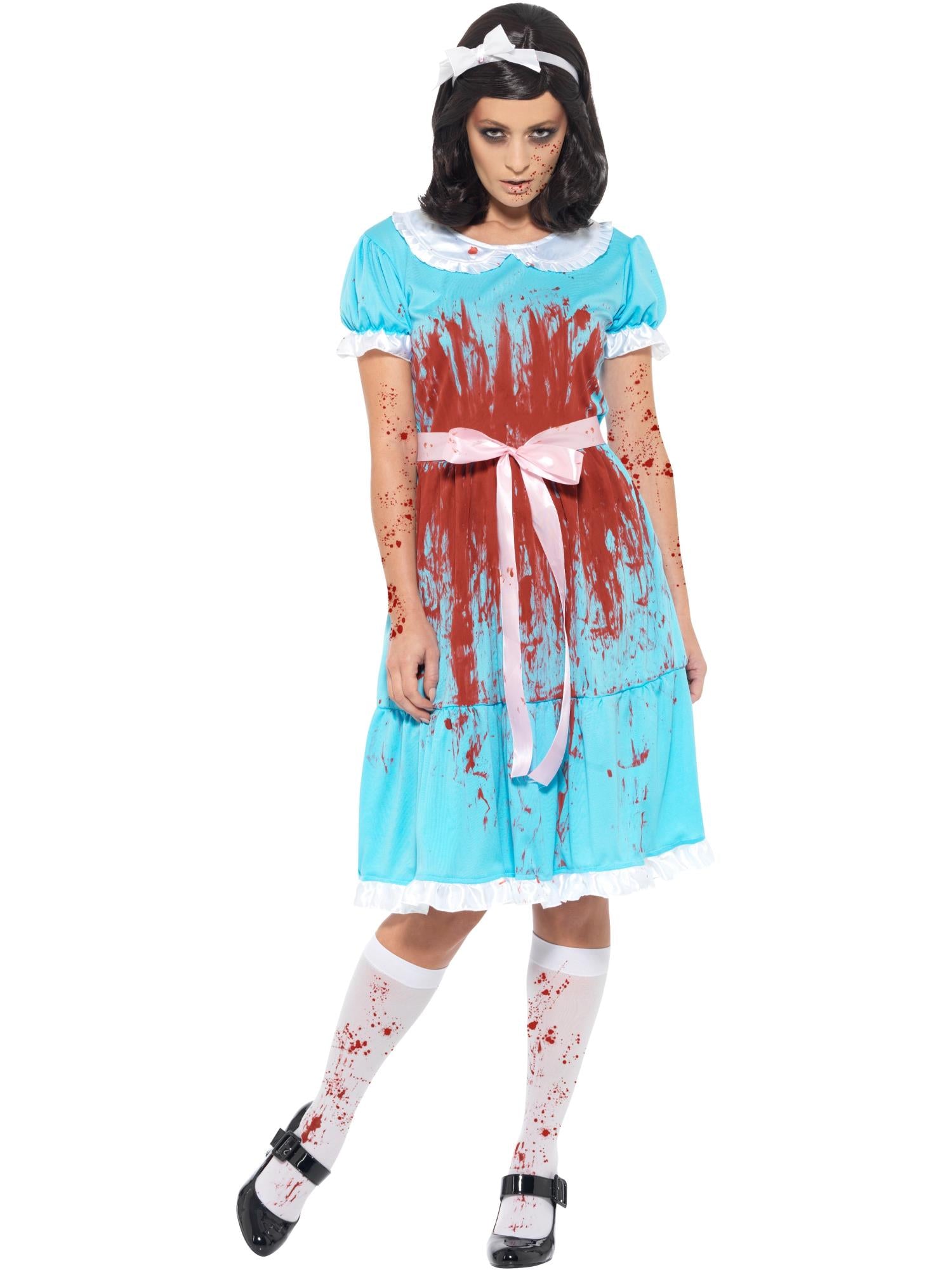 smiffys-fever-bloody-twin-kost-m-blau-damen image 1