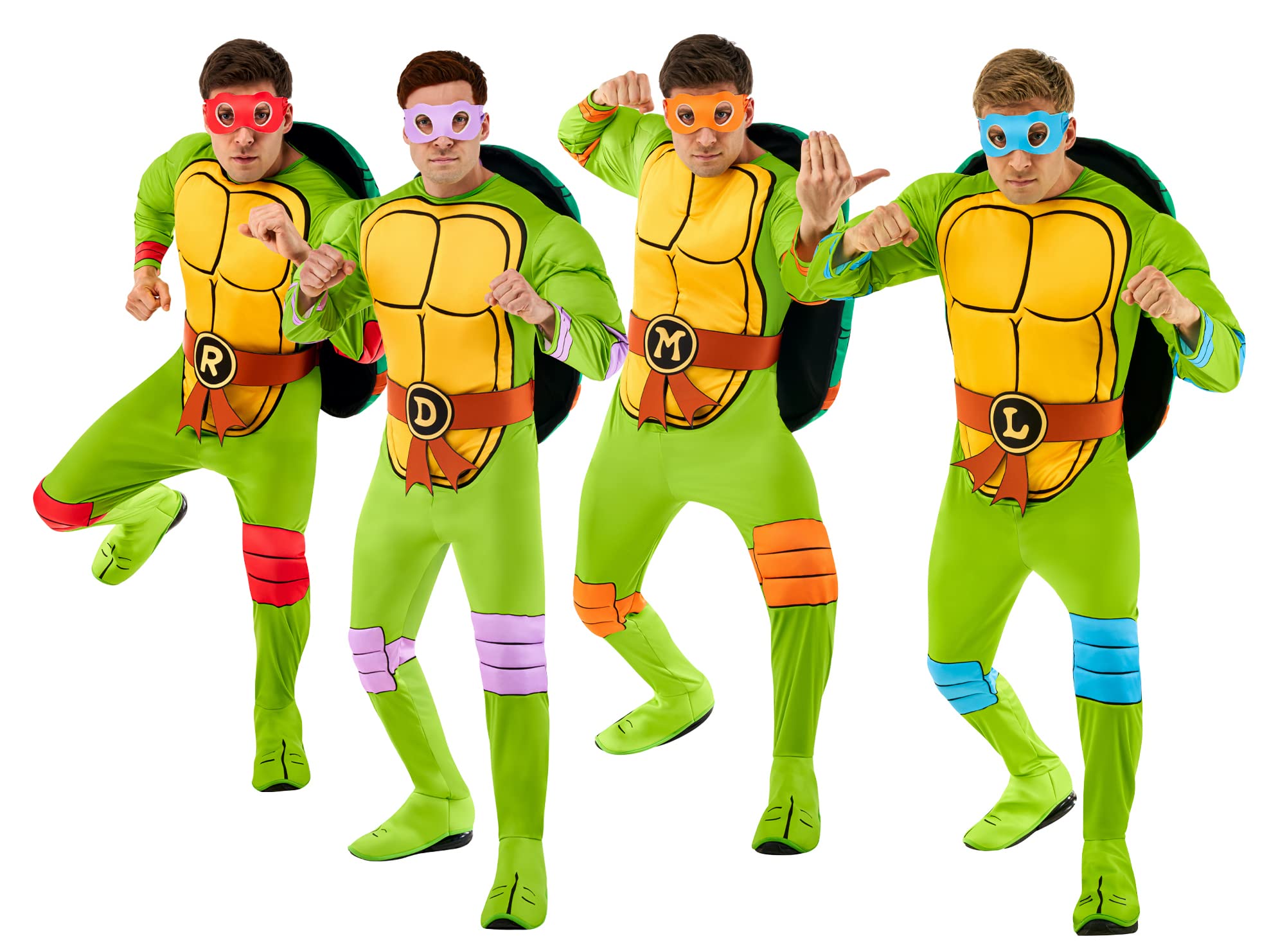 rubie-s-deluxe-michelangelo-turtles-kost-m-herren-m-overall image 3