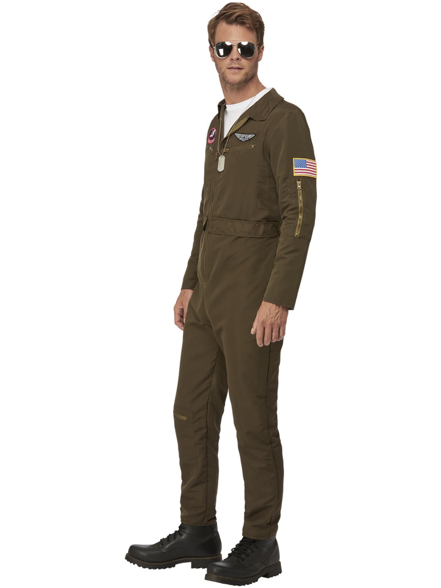smiffys-fever-top-gun-maverick-fliegerkost-m-gr-n-overall image 3