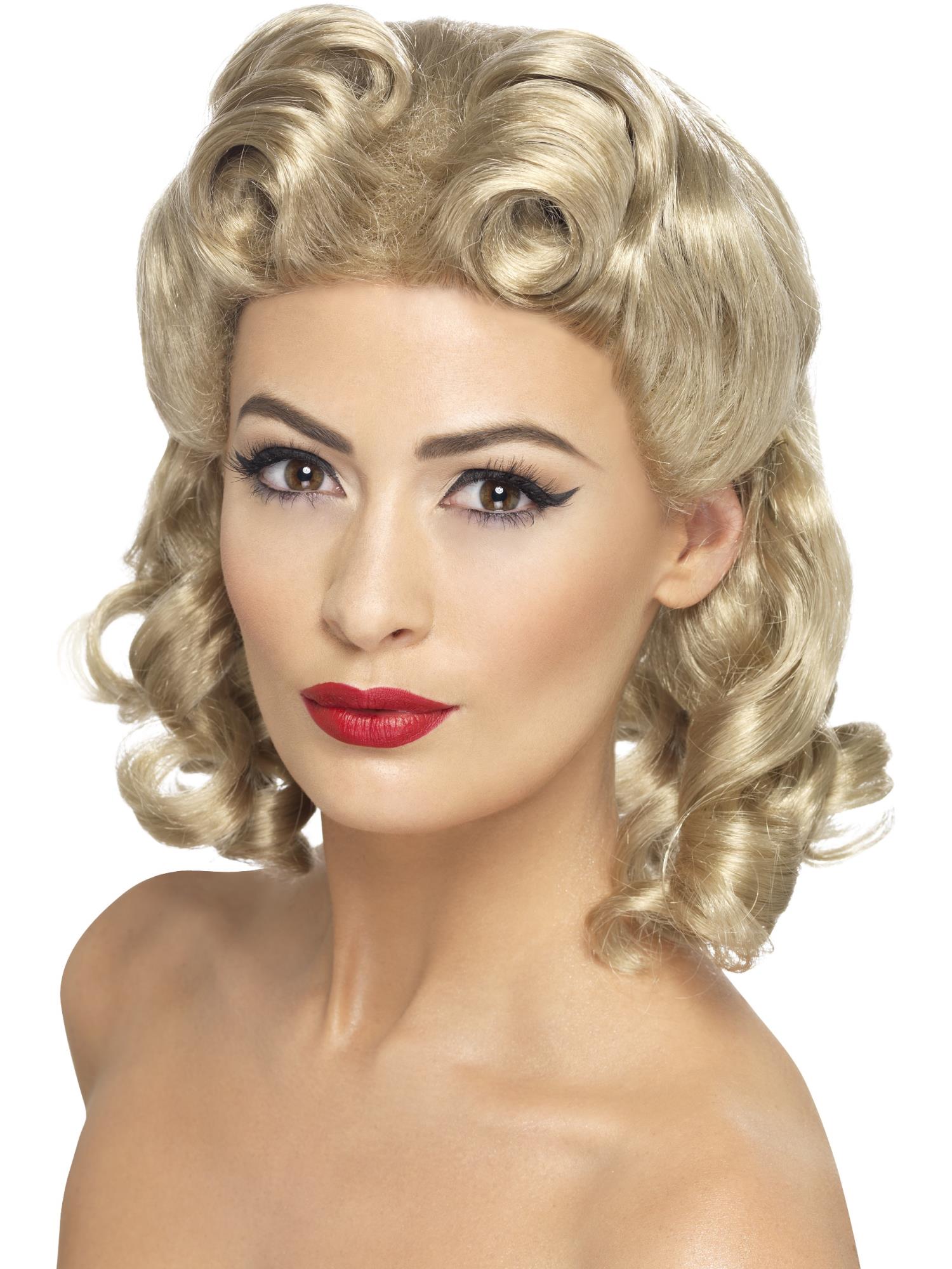 smiffys-fever-40s-sweetheart-per-cke-blond-mit-locken image 1