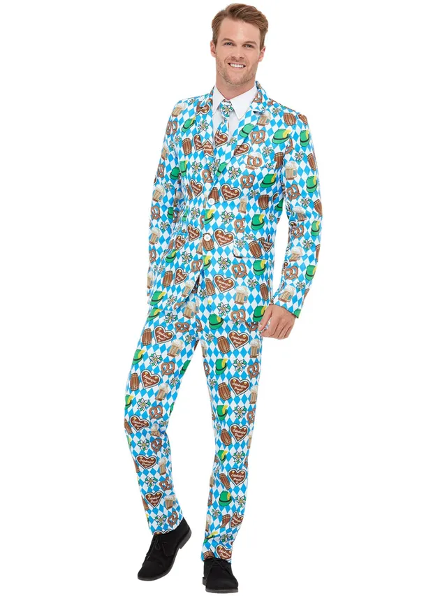 smiffys-stand-out-beer-festival-anzug-herren-blau-xl-46-48 image 1