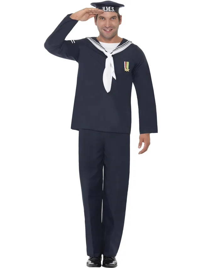 smiffys-fever-naval-seaman-matrosenkost-m-herren-blau-m image 1