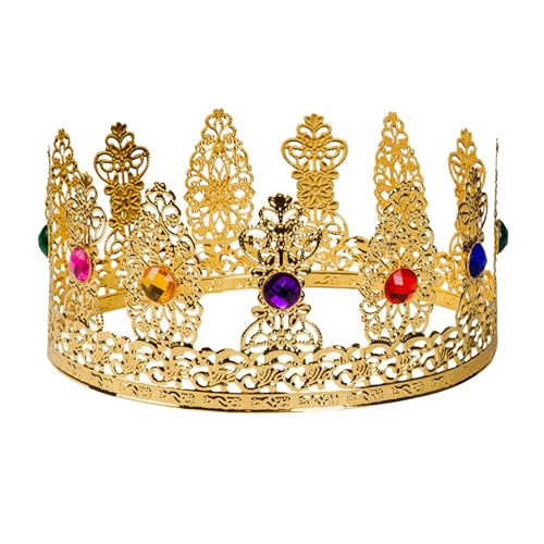 boland-64552-royal-queen-krone-gold-mit-schmucksteinen image 4
