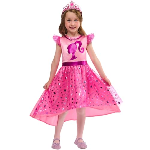 rubie-s-deluxe-barbie-kost-mset-kinder-4-6-jahre-rosa image 8
