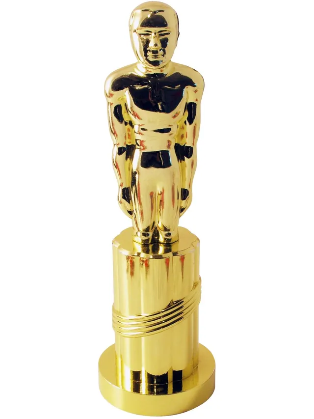 smiffys-fever-award-statue-plastik-troph-e-gold-23-7-cm image 1