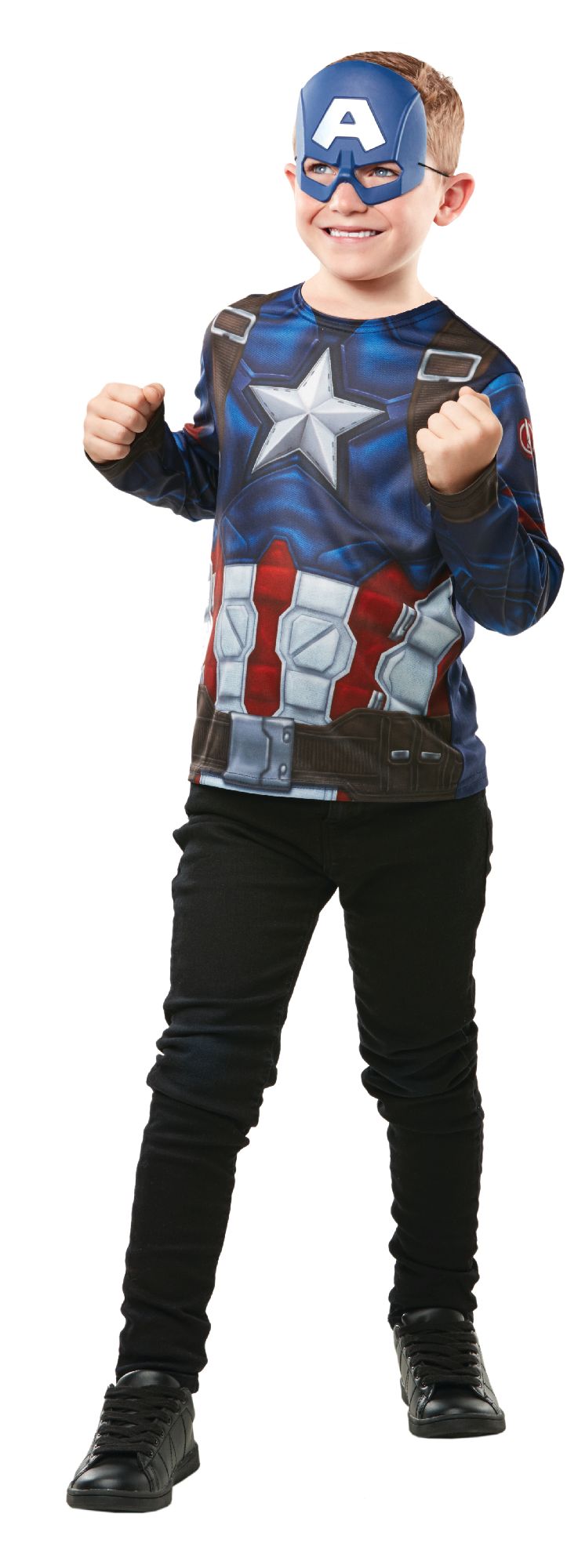 rubies-captain-america-top-klassik-kost-moberteil-maske image 1