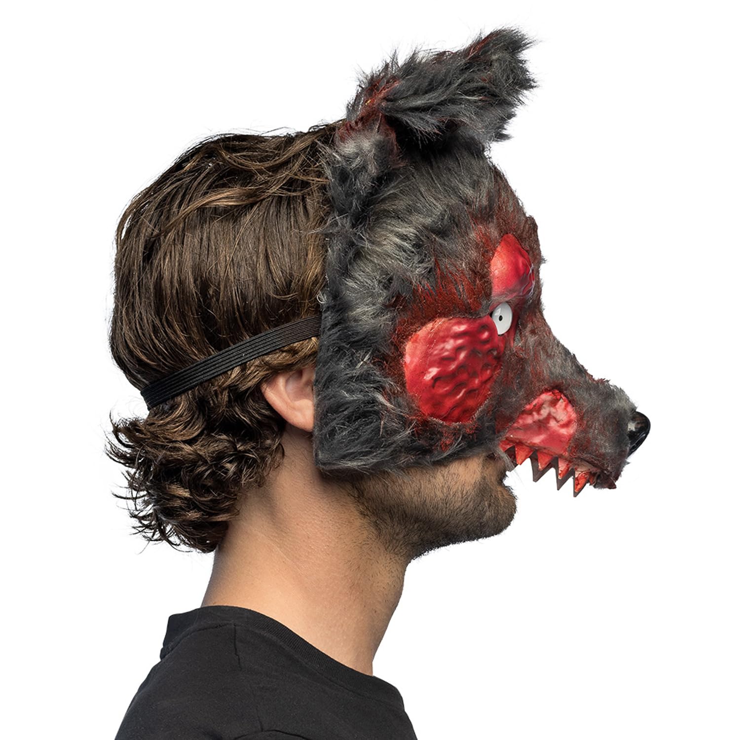 boland-72347-tiermaske-blutiger-werwolf-halbmaske-pl-sch image 3