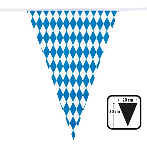 boland-bayern-wimpelkette-girlande-10-m-rautenmuster image 6