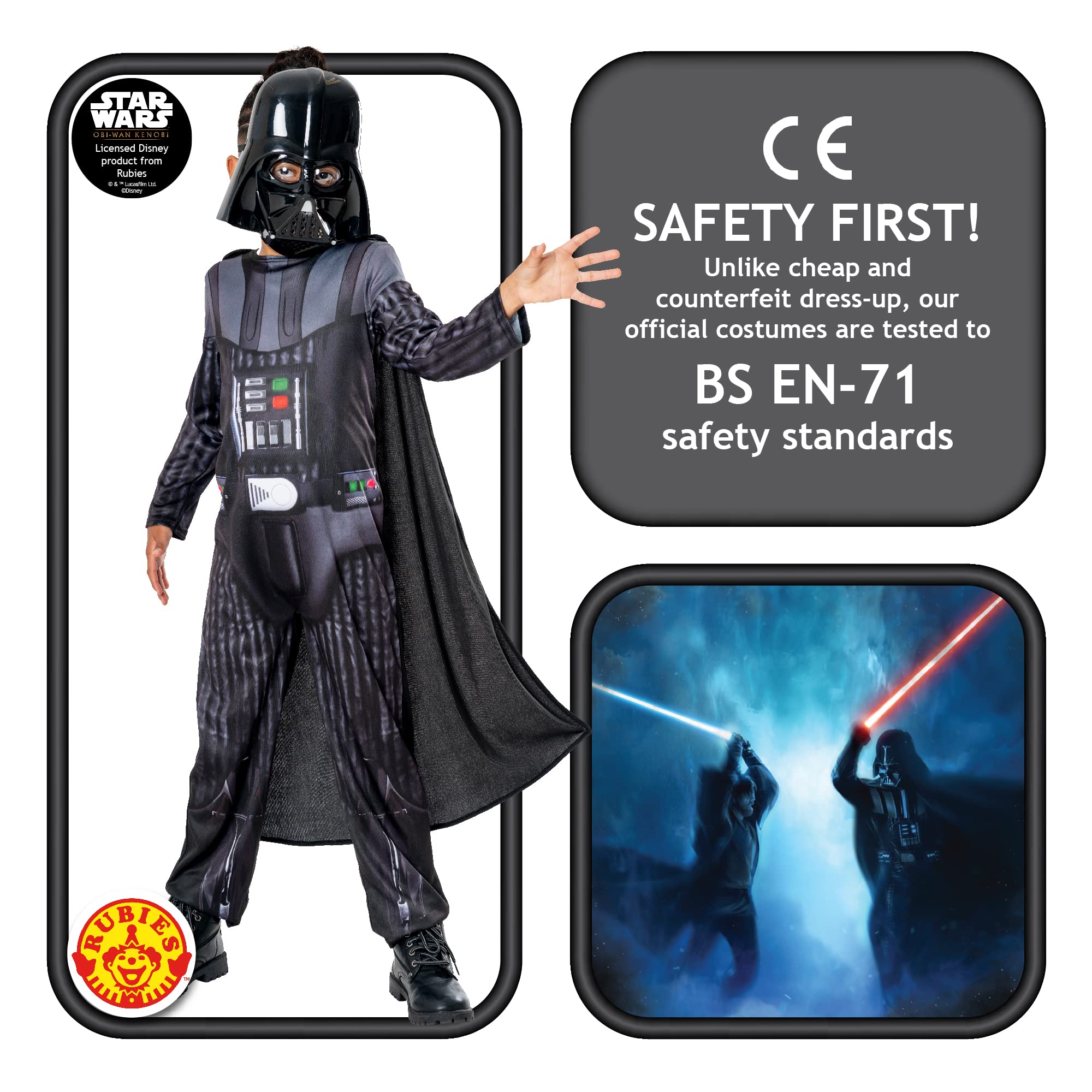 rubie-s-deluxe-darth-vader-kinderkost-m-7-8-j-lichtschwert image 3