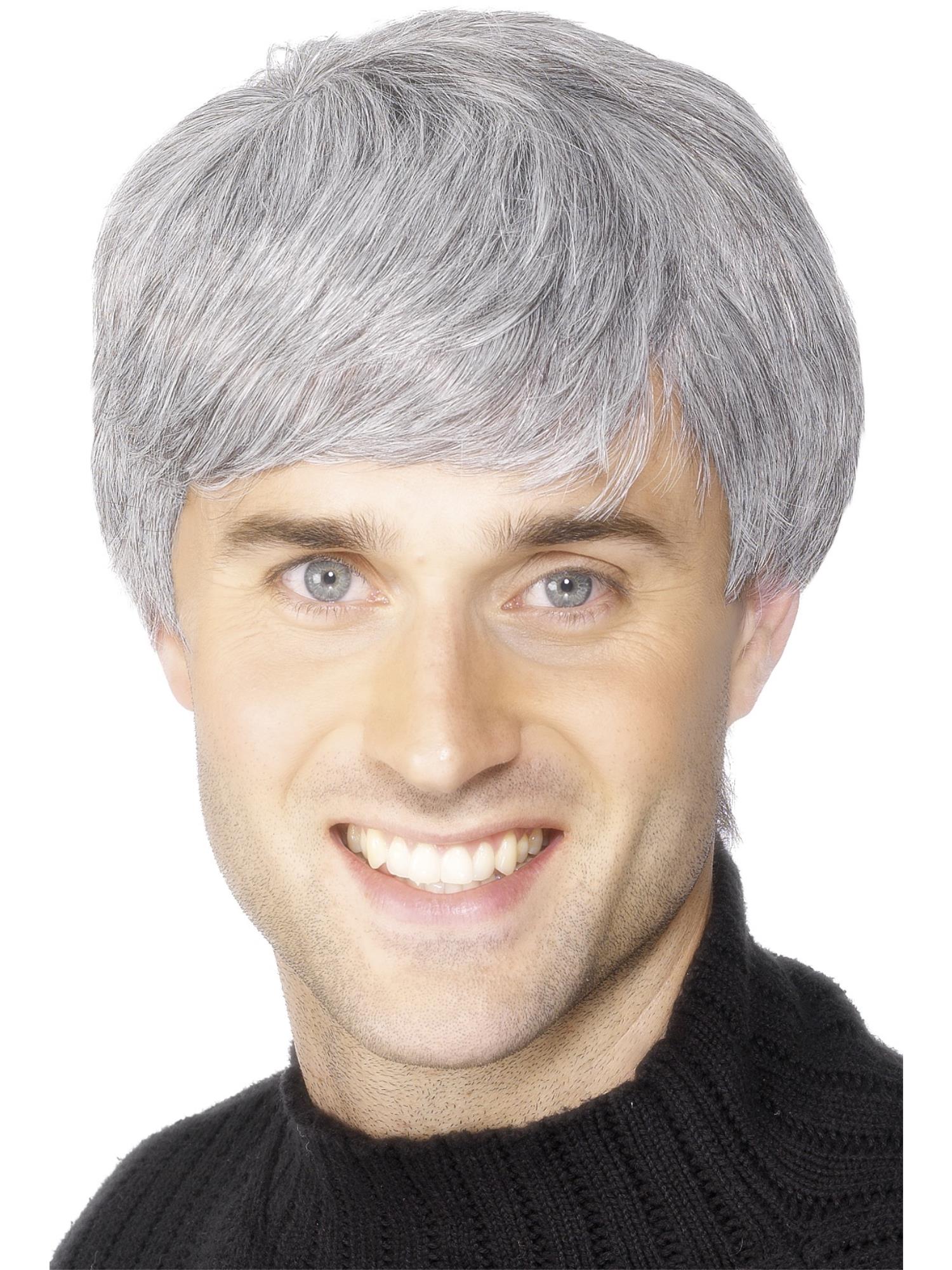 smiffys-fever-corporate-wig-per-cke-grau-herren image 1