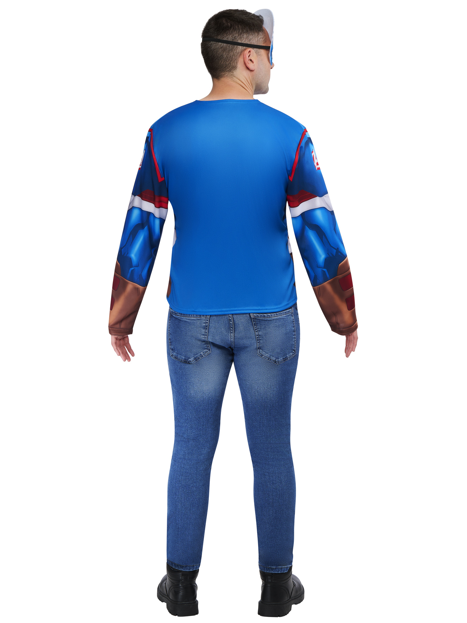 rubies-captain-america-top-maske-kost-m-m-l-erwachsene image 2