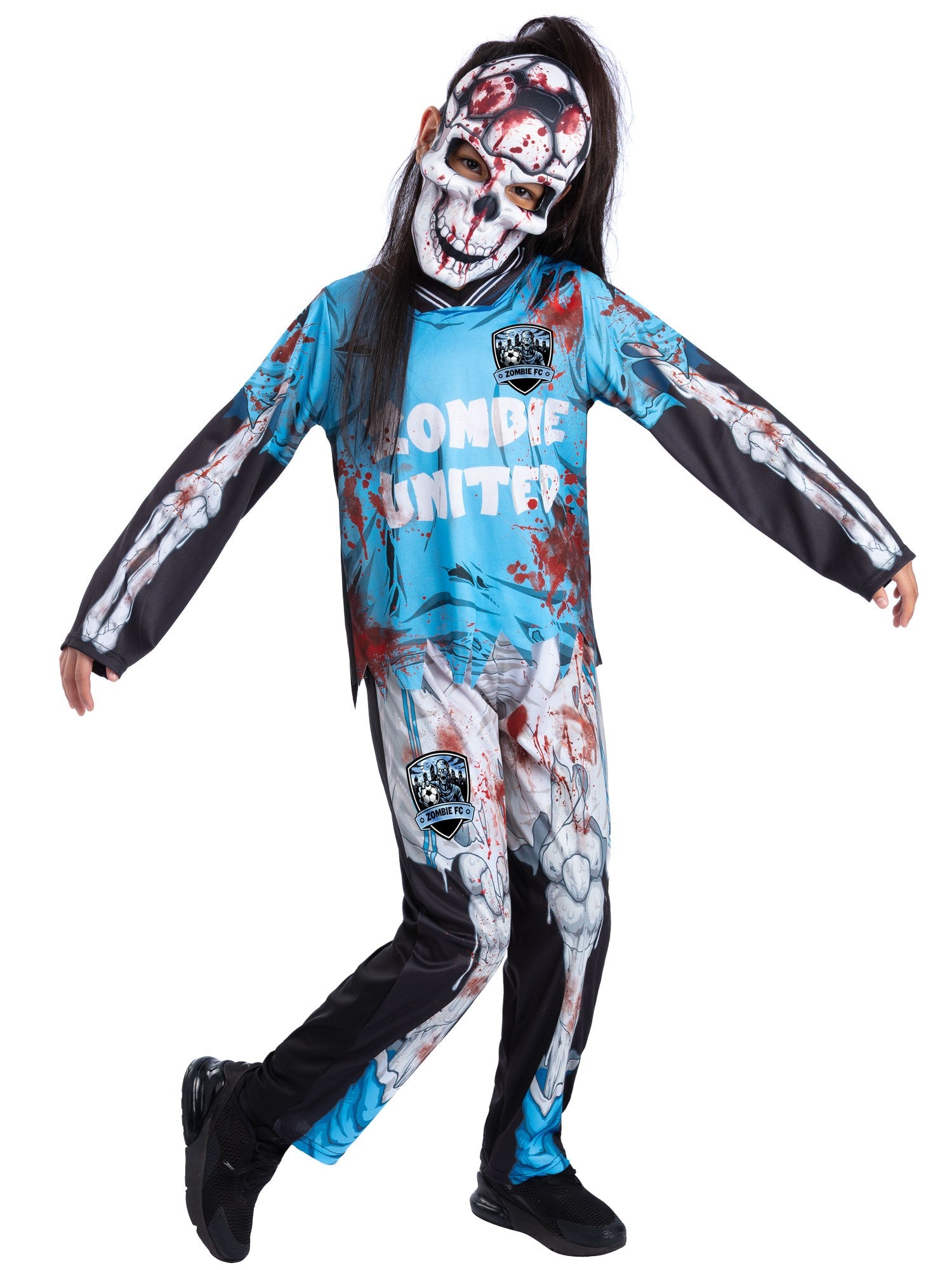smiffys-fever-zombie-fu-baller-kost-m-blau-kinder-10-12 image 4