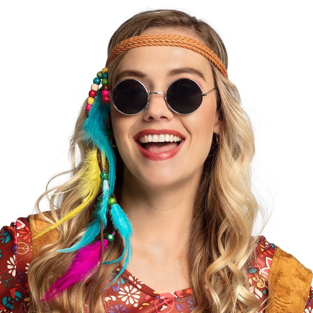 boland-headwear-haarband-hippie-mit-federn-boho-fasching image 3