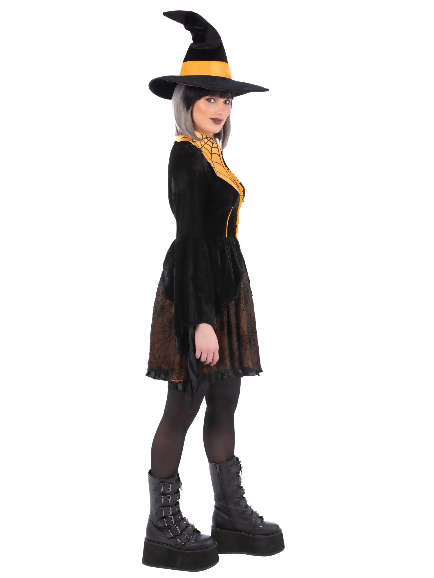 smiffys-fever-spider-witch-hexenkost-m-orange-l image 3