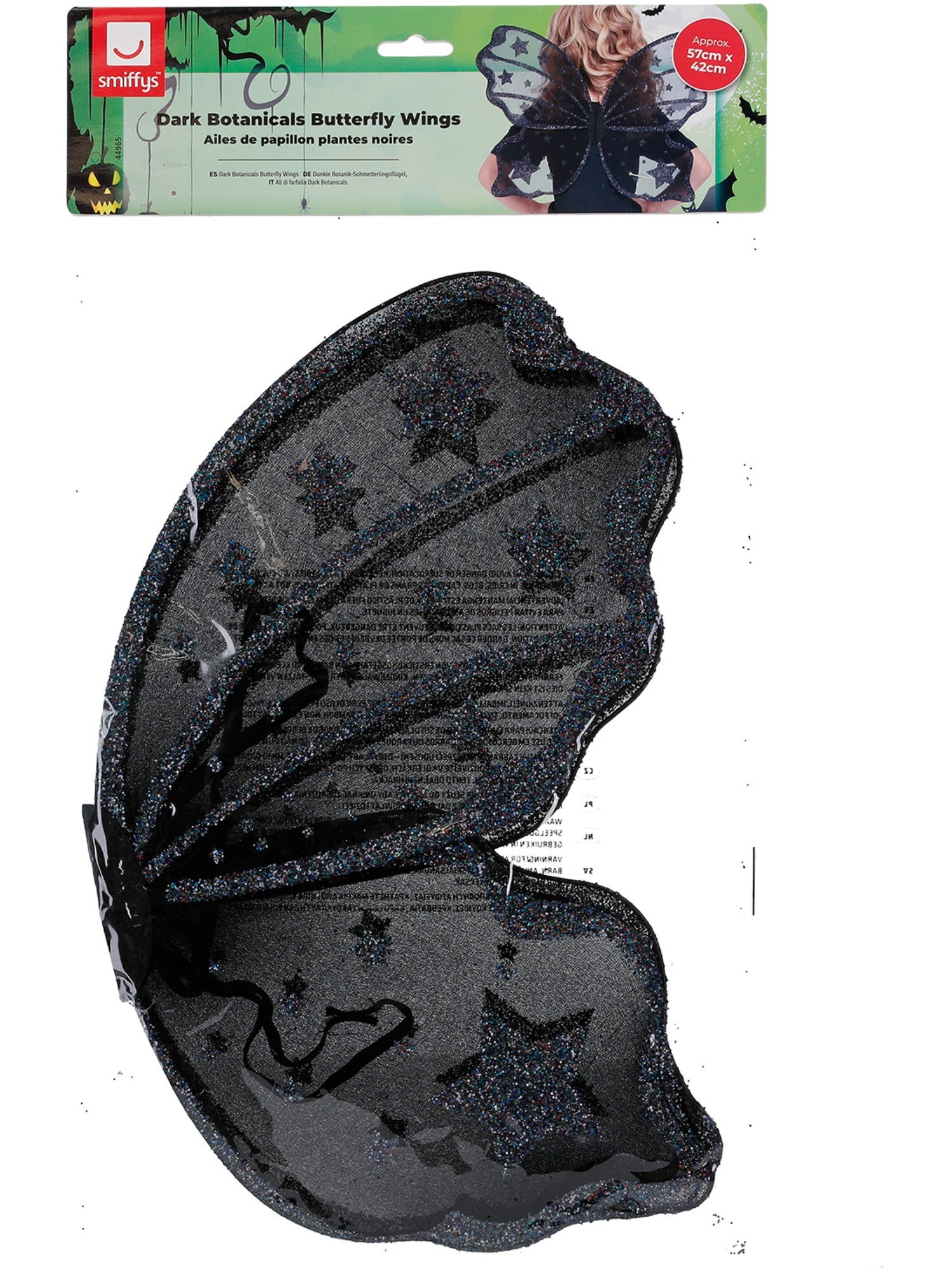 smiffys-fever-dark-botanicals-schmetterlingsfl-gel-schwarz-glitzer image 3