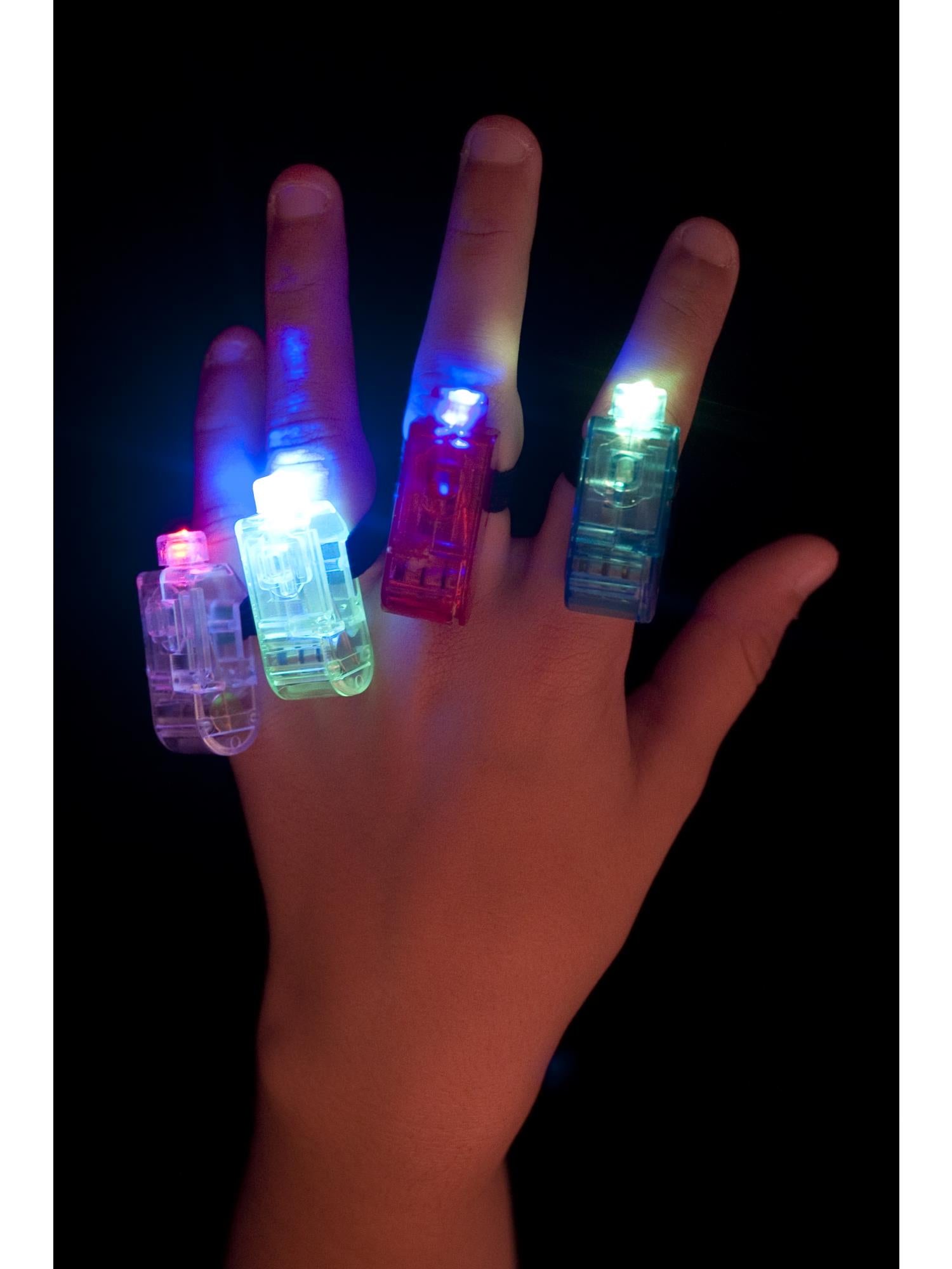 smiffys-time4fun-finger-lights-led-ringe-4er-set image 1