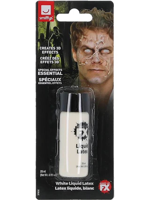 smiffys-makeup-fx-liquid-latex-schminke-wei-28ml-3d-effekt image 1
