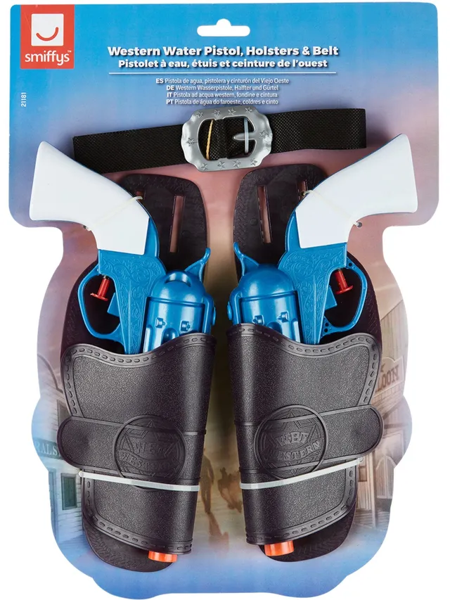 smiffys-western-wasserpistolen-holster-g-rtel-cowboy-zubeh-r image 1