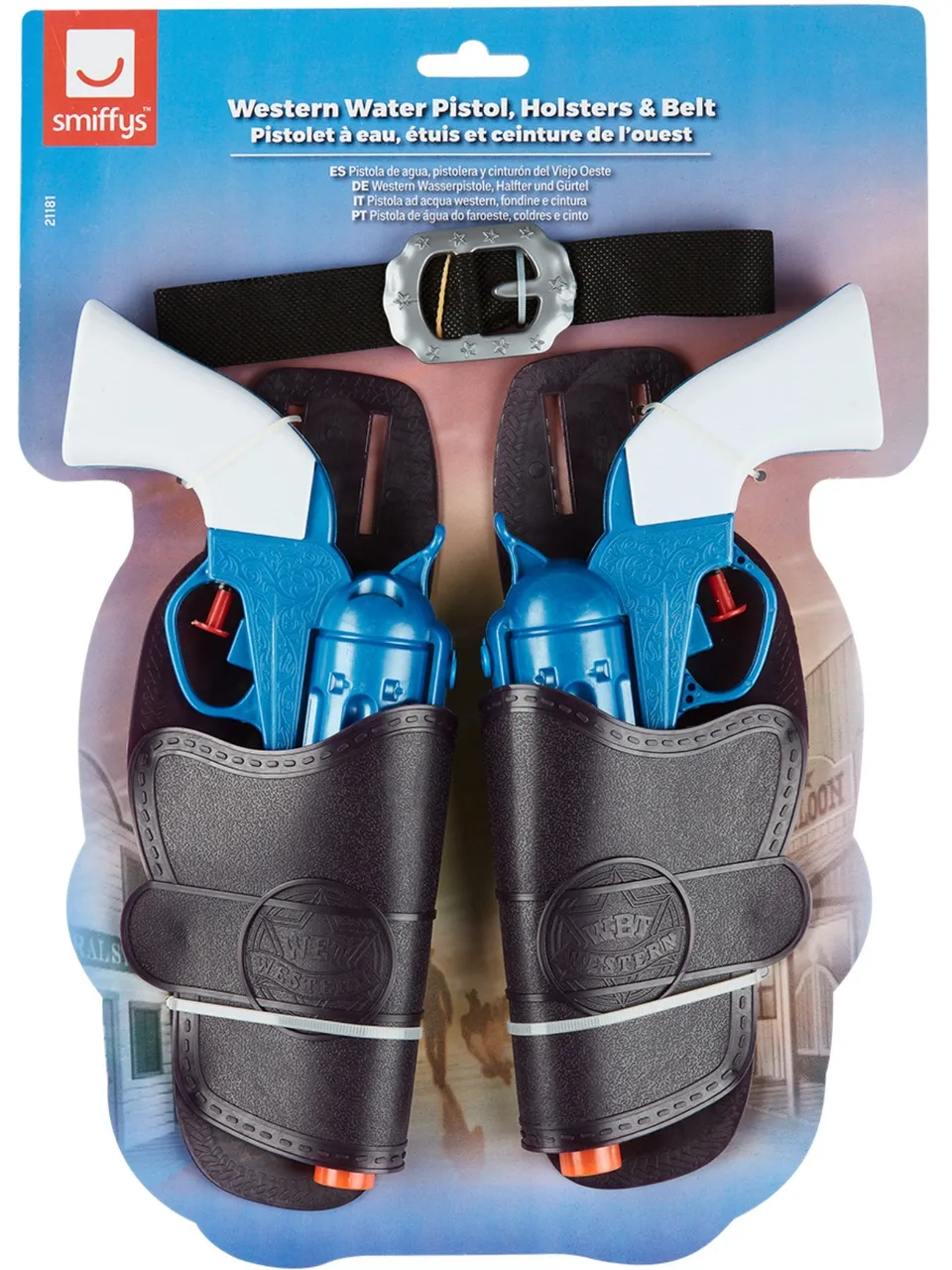 smiffys-western-wasserpistolen-holster-g-rtel-cowboy-zubeh-r image 1