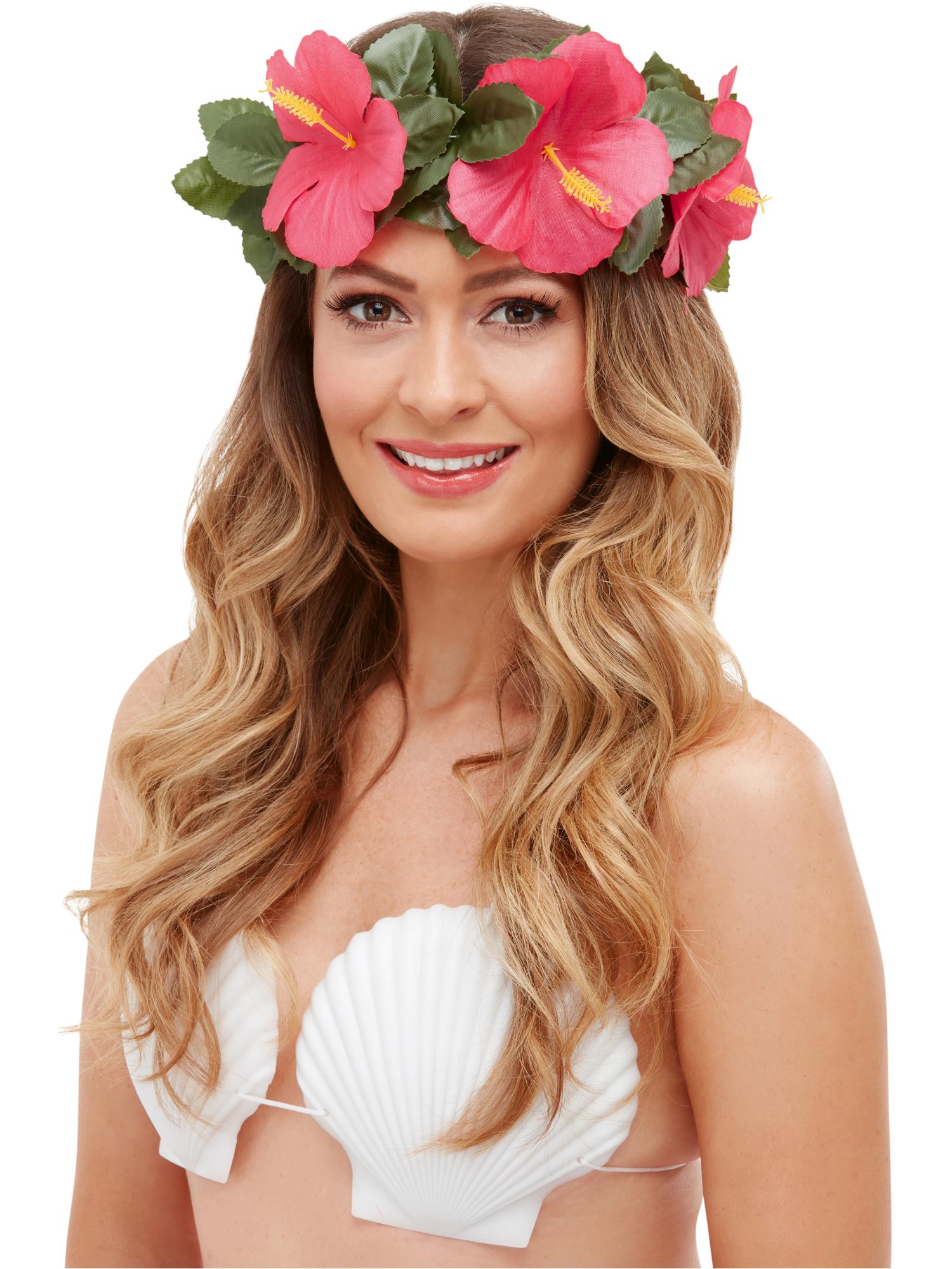 smiffys-fever-hawaiian-luau-tiki-kit-gr-n-pink image 2