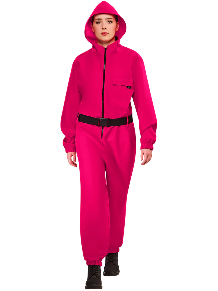 rubies-squid-game-w-chter-kost-m-overall-rot-erwachsene image 5