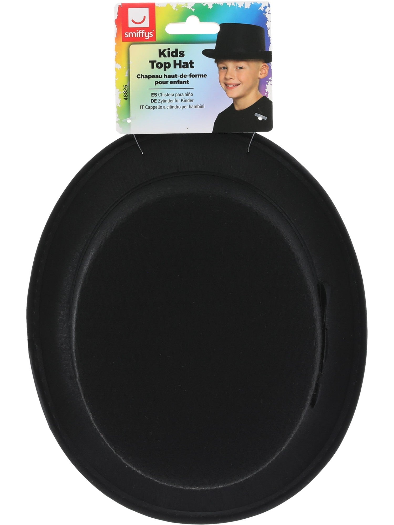 smiffys-fever-zylinder-kinder-schwarz-zauberhut-polyester image 3