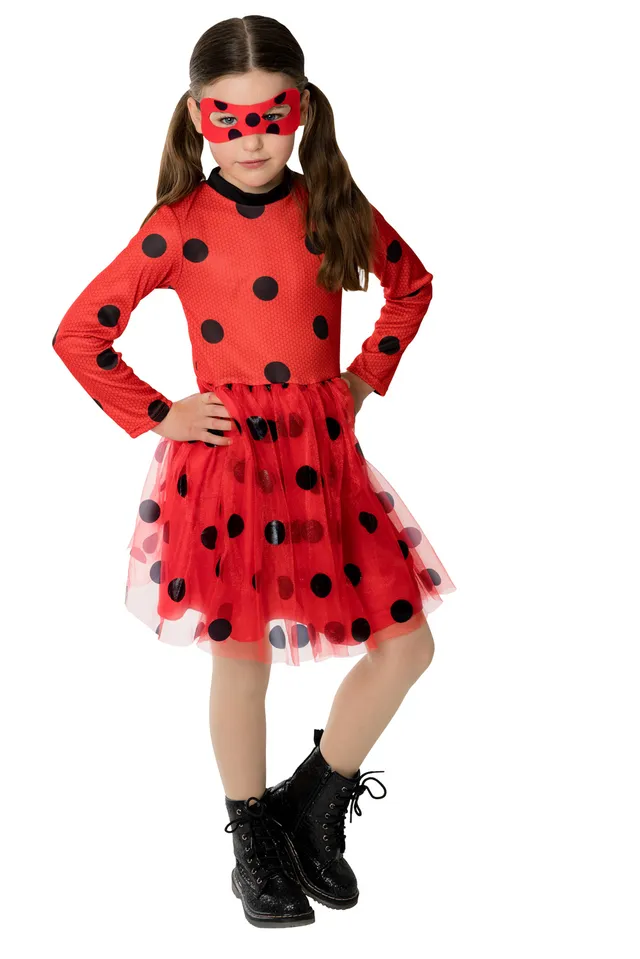 rubies-ladybug-tutu-kleid-marienk-fer-kost-m-rot image 1