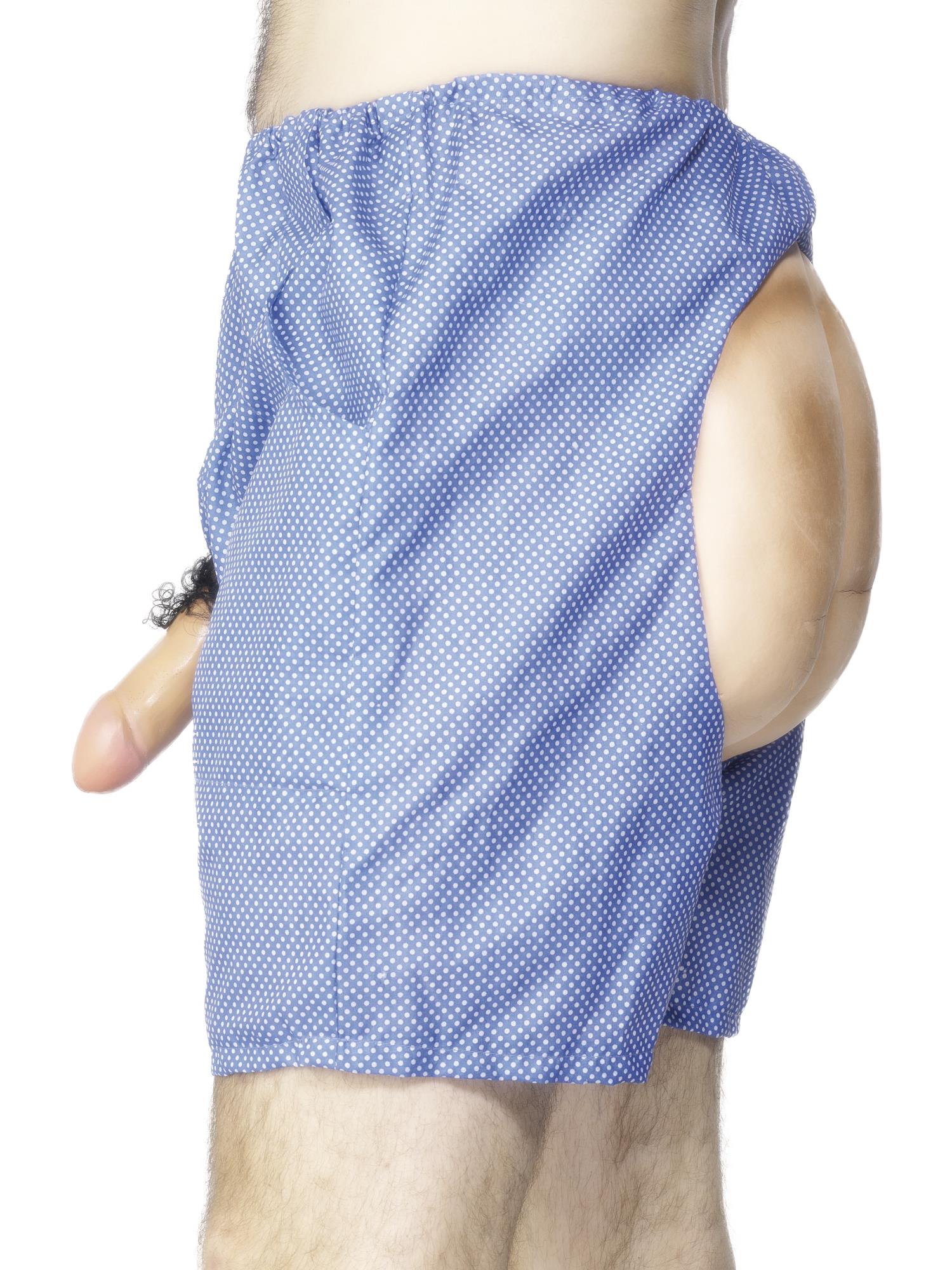 smiffys-fever-bum-and-willy-shorts-herren-blau-one-size image 1