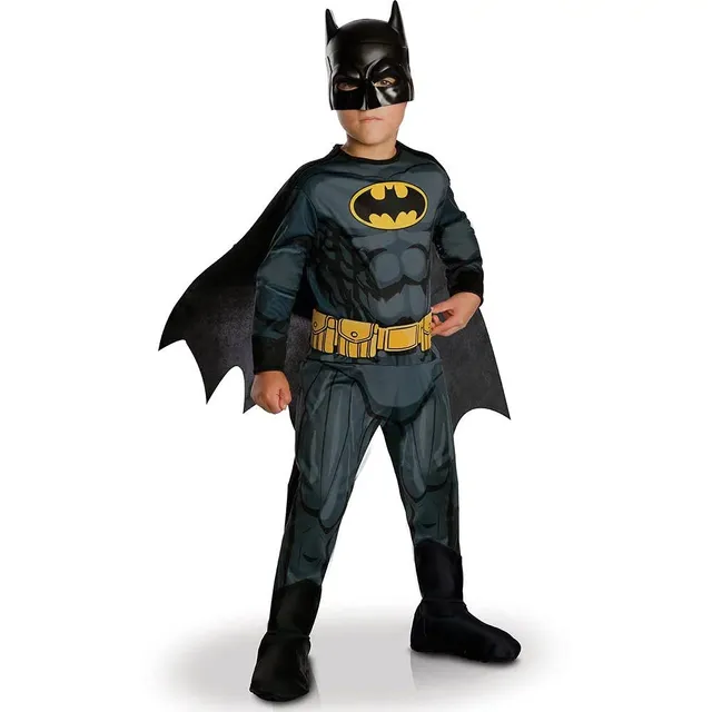 rubie-s-deluxe-batman-m-dchenkost-m-gr-l-7-8-jahre image 1