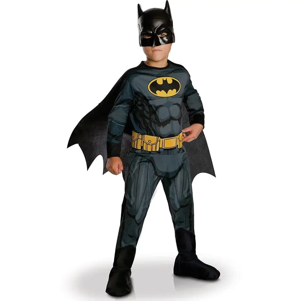rubie-s-deluxe-batman-m-dchenkost-m-gr-l-7-8-jahre image 1