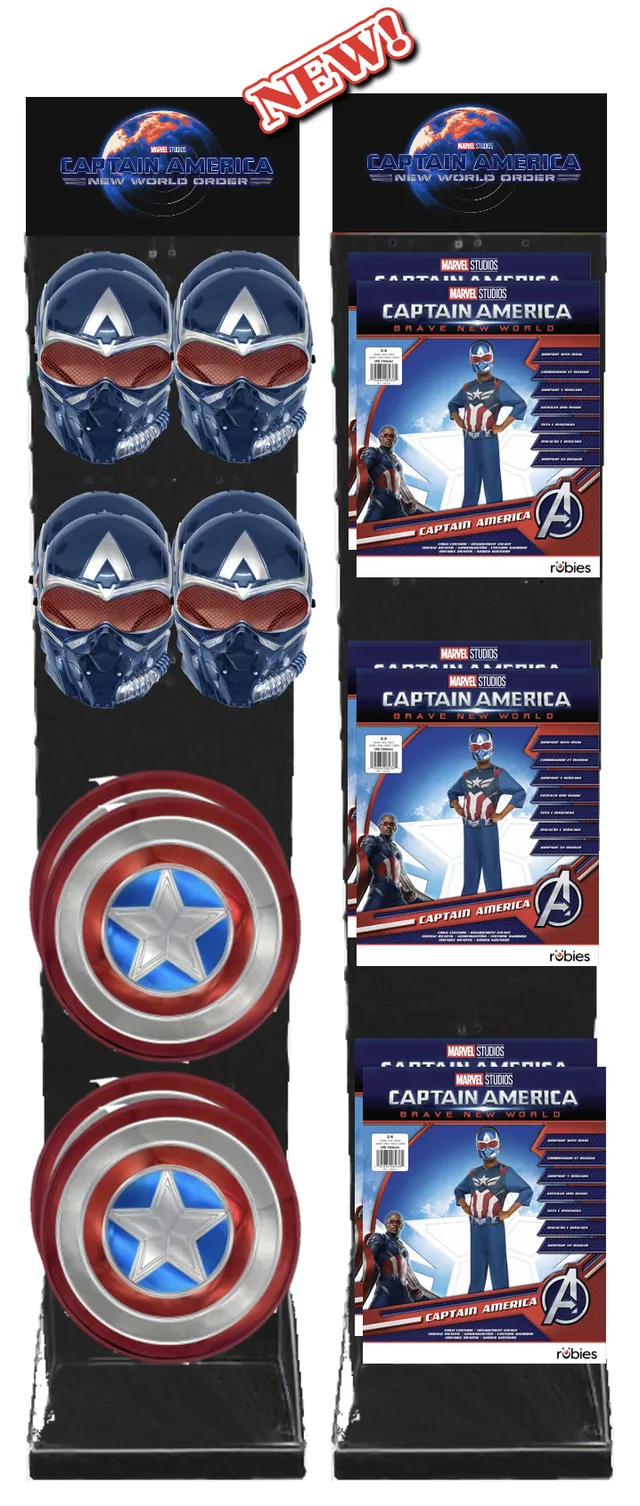rubies-france-pr-sentoirs-captain-america-bnw-verkaufsst-nder-190-cm image 1