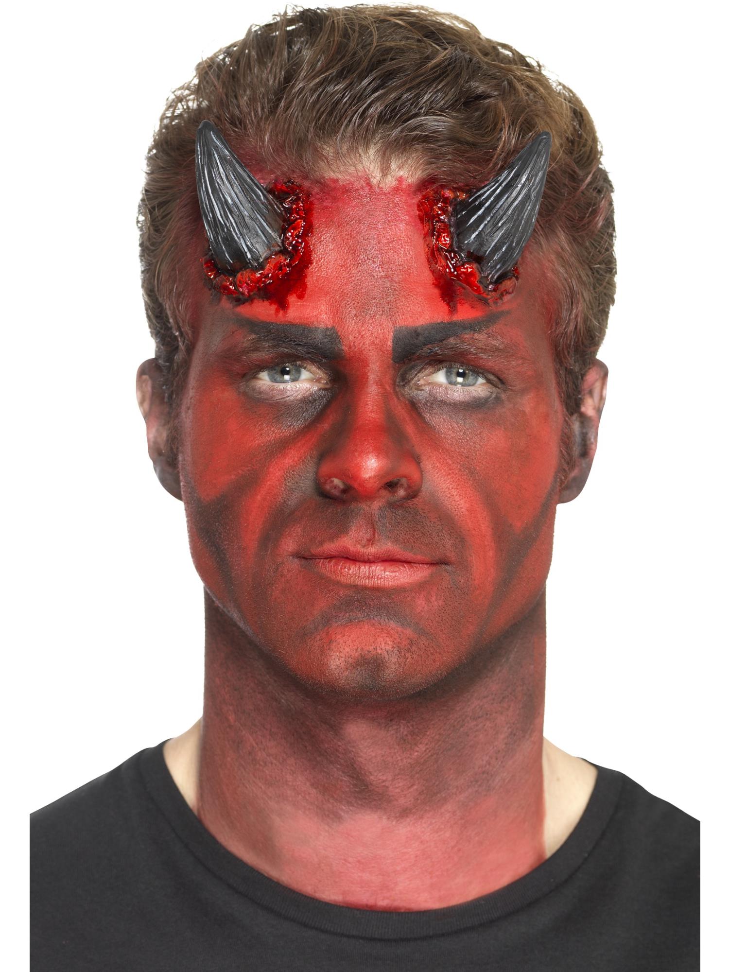 smiffys-makeup-fx-teufelsh-rner-latex-schwarz image 5