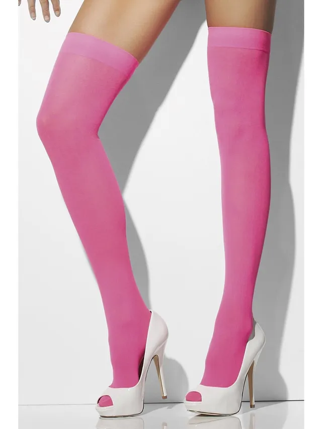 smiffys-fever-opaque-halterlose-damen-neonpink-blickdicht image 1