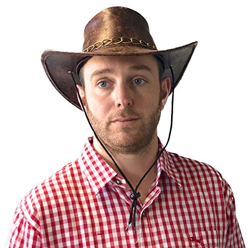 rubie-s-deluxe-cowboyhut-braun-lederoptik-58-cm image 5