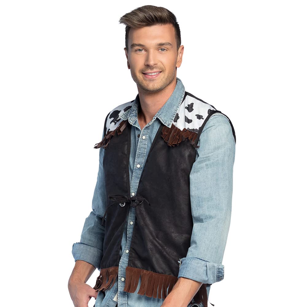 boland-costumes-western-weste-m-cowboy-braun-kuhfleck image 7