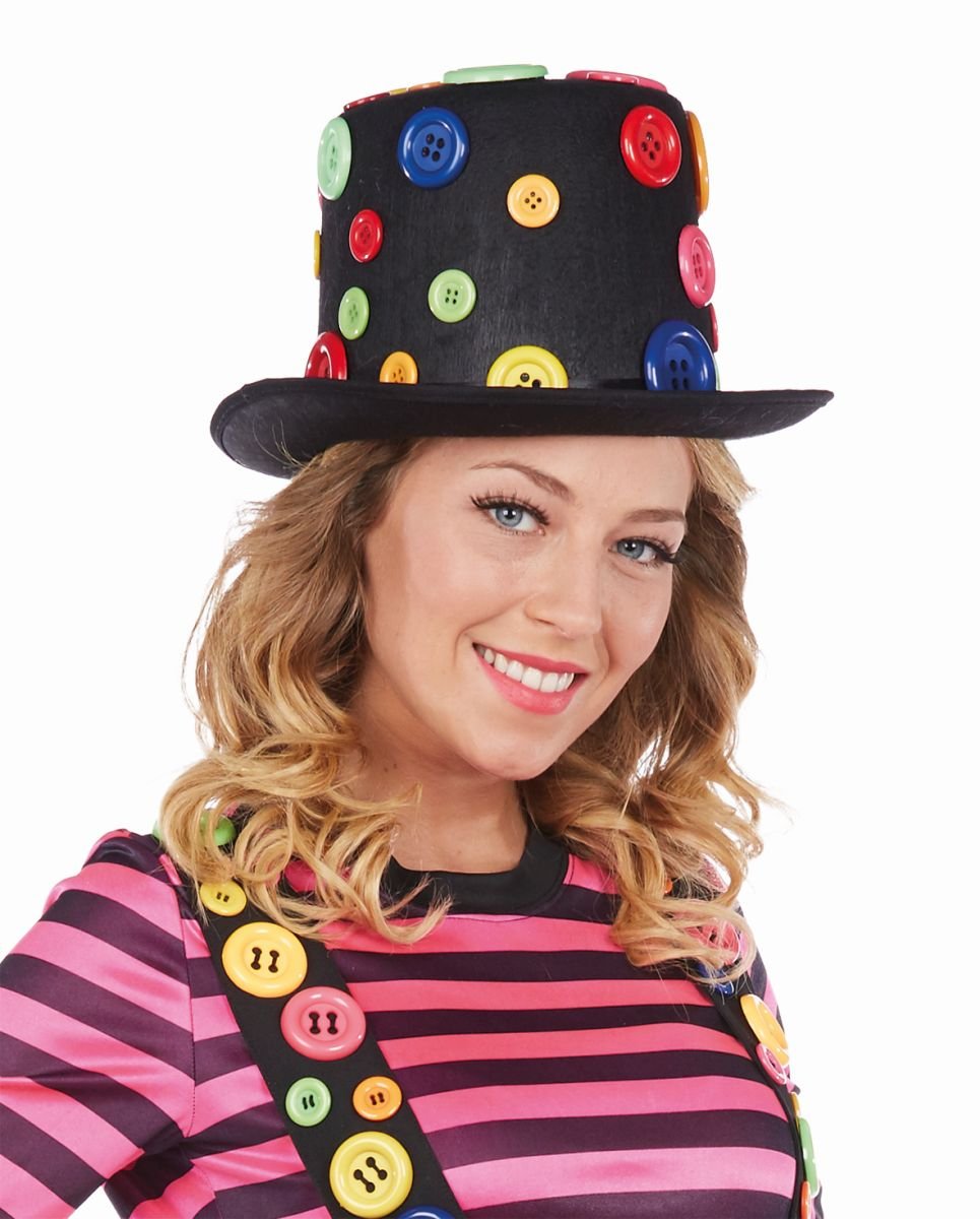 zylinder-mit-kn-pfen-kost-m-hut-schwarz-polyester-kw57 image 1
