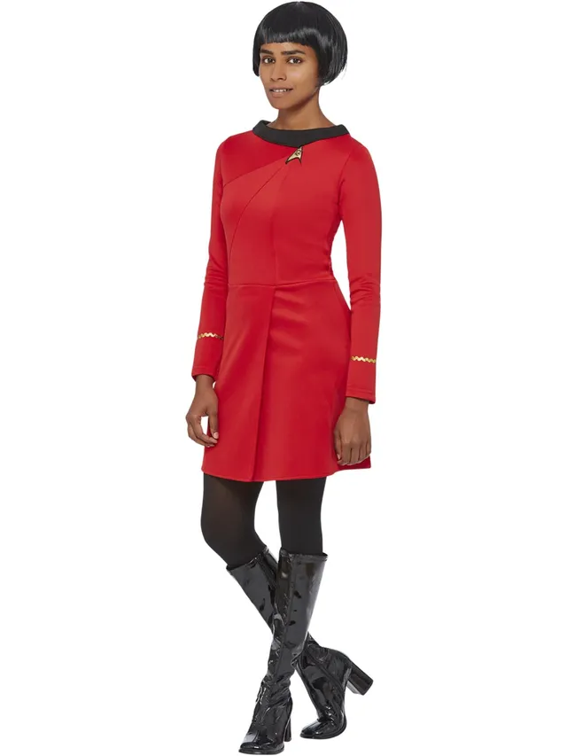 smiffys-fever-star-trek-uniform-kost-m-damen-rot-gr-e-m image 1