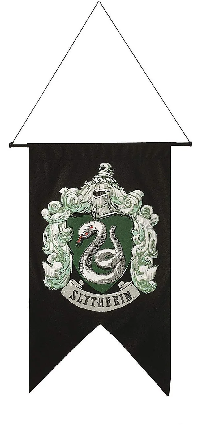 rubie-s-deluxe-harry-potter-slytherin-banner-wanddeko-wappen image 1