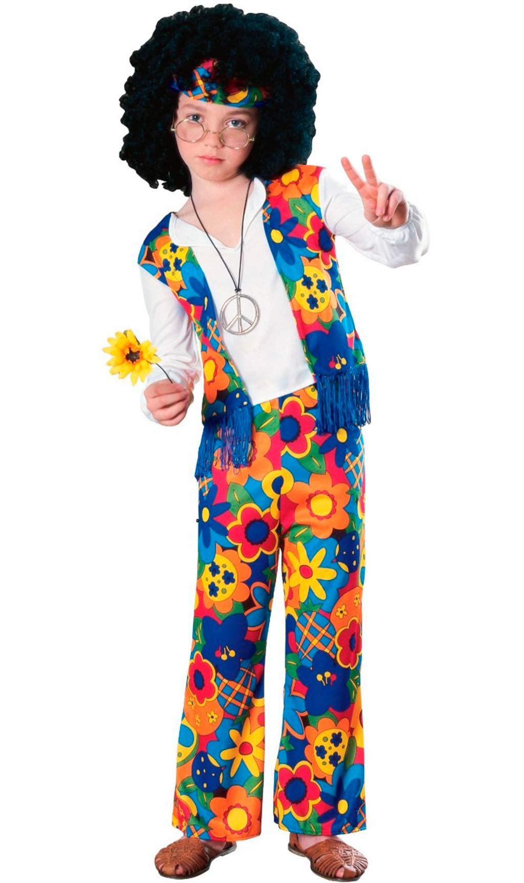 rubie-s-deluxe-hexe-kost-m-m-dchen-m-5-7-jahre-bunt image 1